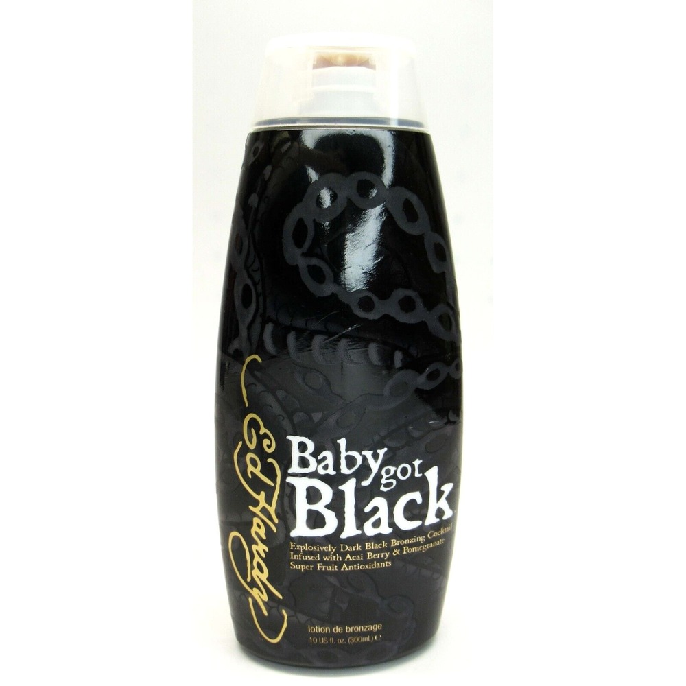 Ed Hardy Baby Got Black Dark Bronzing Cocktail Lotion 10oz Full Size